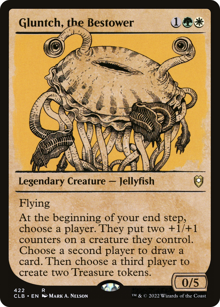 Gluntch, the Bestower (Showcase) (CLB-422) - Commander Legends: Battle for Baldur's Gate: (Showcase)