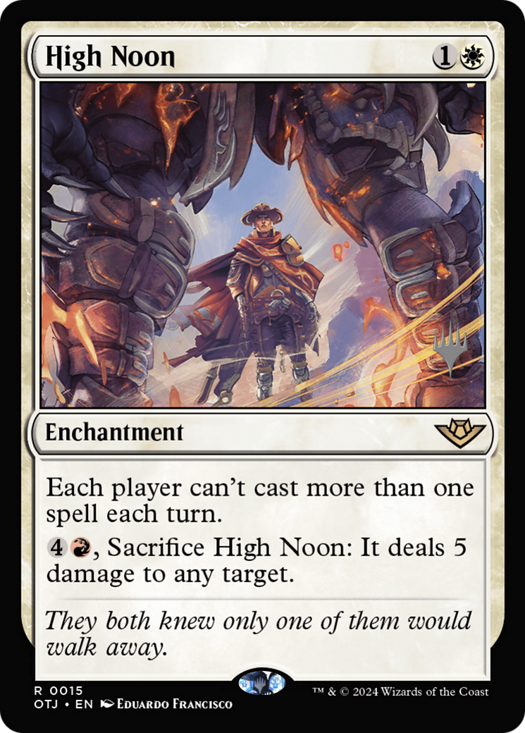 High Noon (PPOTJ-15P) - Outlaws of Thunder Junction Promos