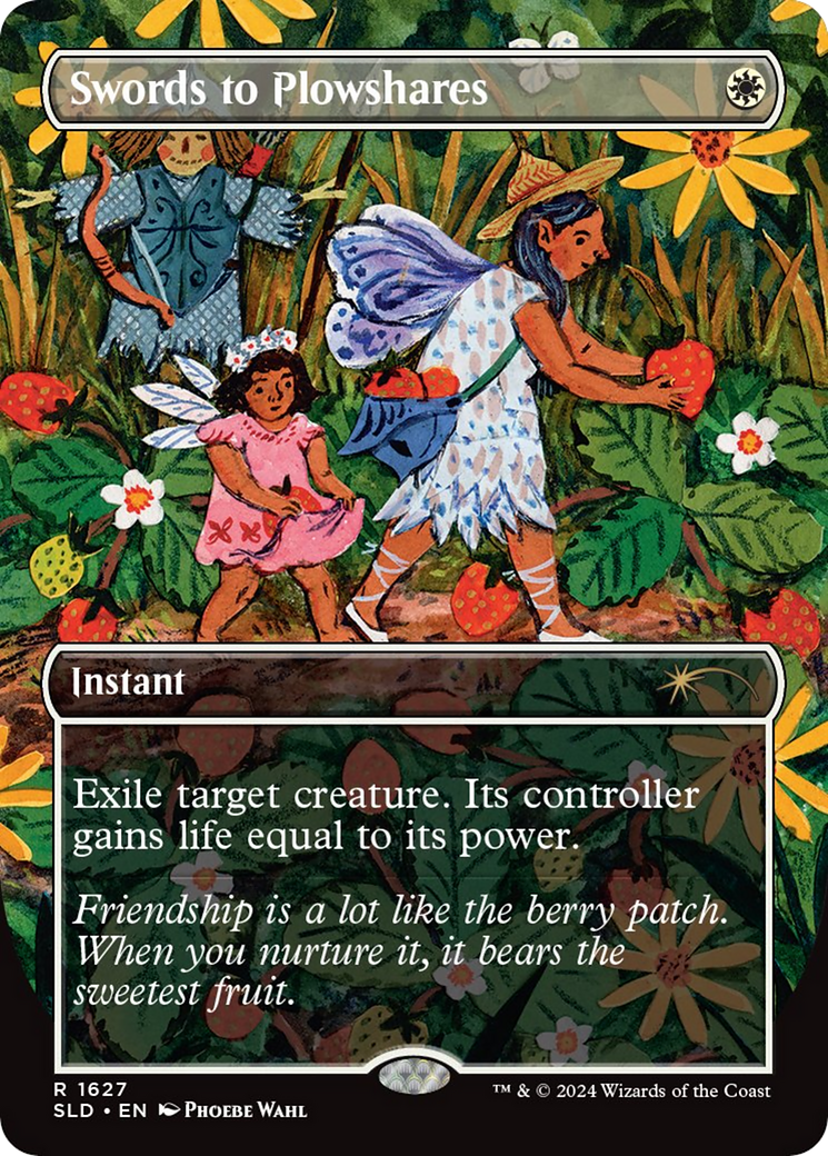 Swords to Plowshares (1627) (SLD-1627) - Secret Lair Drop (Borderless)