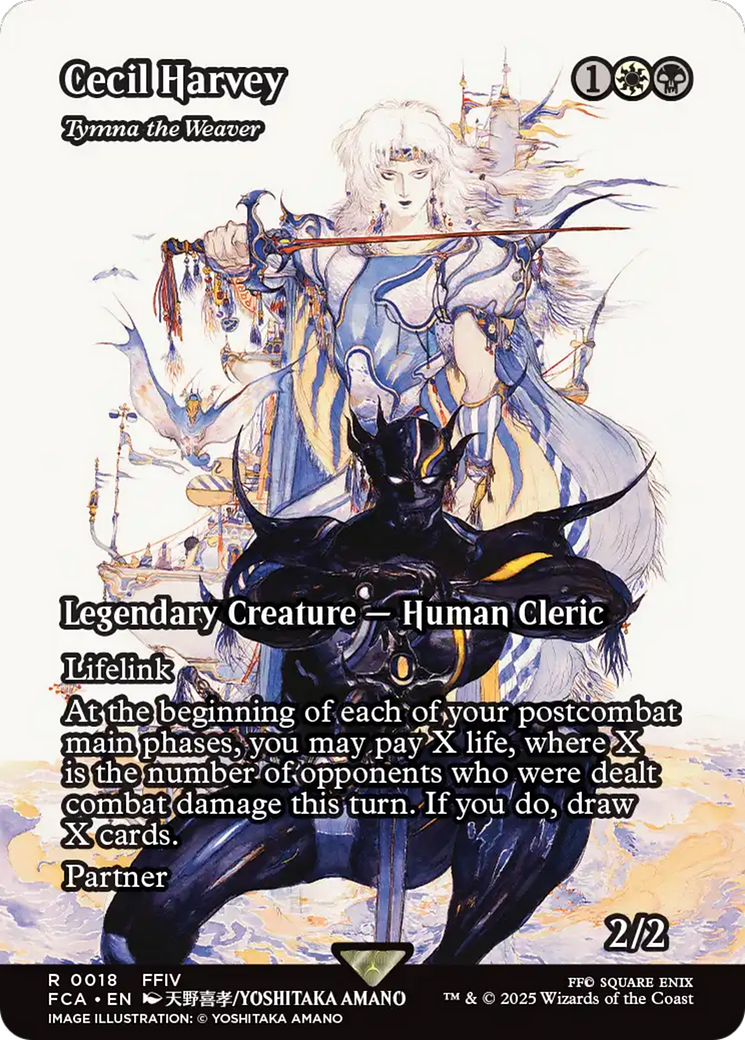 Tymna the Weaver (FCA-018) - FINAL FANTASY: Through the Ages / Cecil Harvey (Borderless)