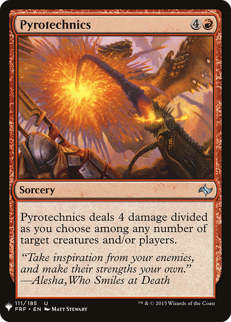 Pyrotechnics (LIST-111) - The List