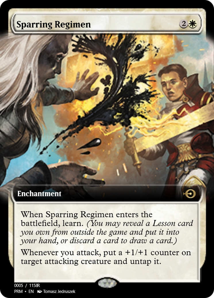 Sparring Regimen (PRM-89982) - Magic Online Promos