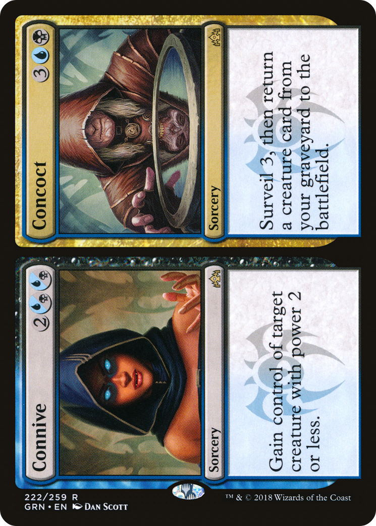 Connive // Concoct (GRN-222) - Guilds of Ravnica