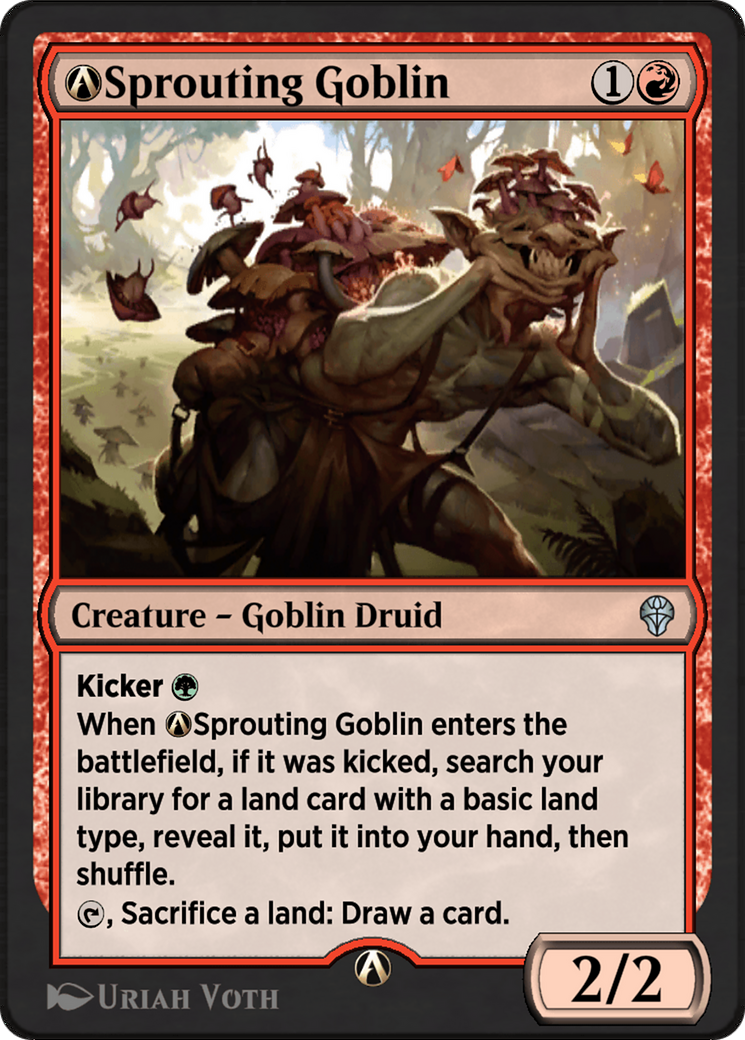 A-Sprouting Goblin (DMU-A-145) - Dominaria United