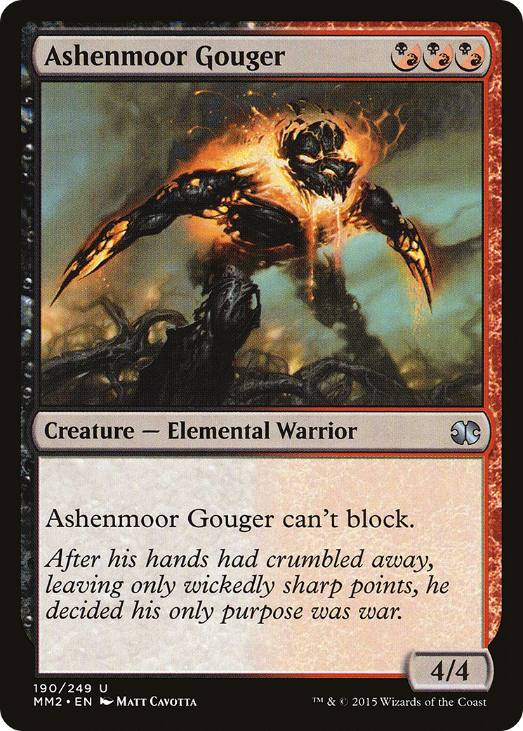 Ashenmoor Gouger (MM2-190) - Modern Masters 2015 Foil