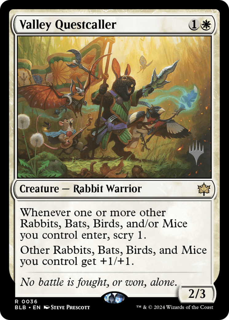 Valley Questcaller (PPBLB-36P) - Bloomburrow Promos