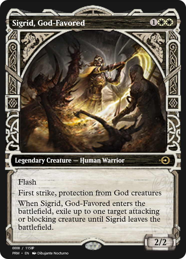 Sigrid, God-Favored (PRM-88212) - Magic Online Promos Foil
