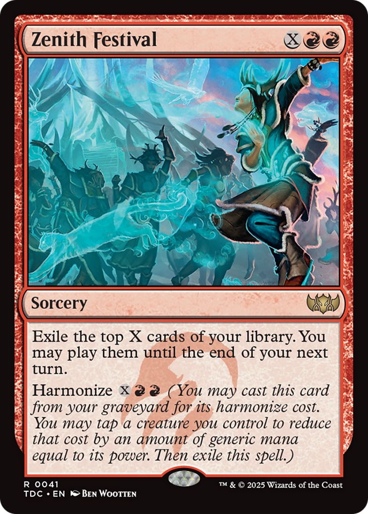 Zenith Festival (TDC-041) - Commander: Tarkir: Dragonstorm