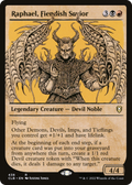Raphael, Fiendish Savior (Showcase) (CLB-438) - Commander Legends: Battle for Baldur's Gate: (Showcase)