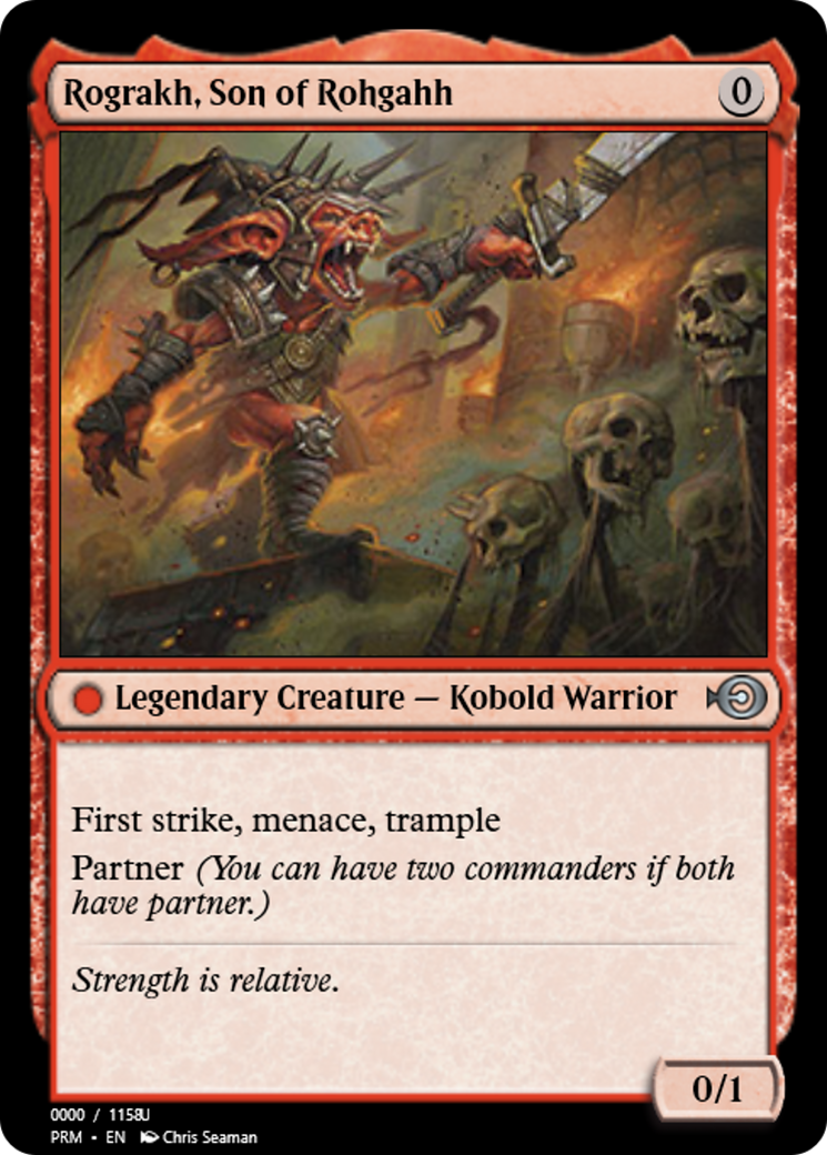 Rograkh, Son of Rohgahh (PRM-86228) - Magic Online Promos Foil