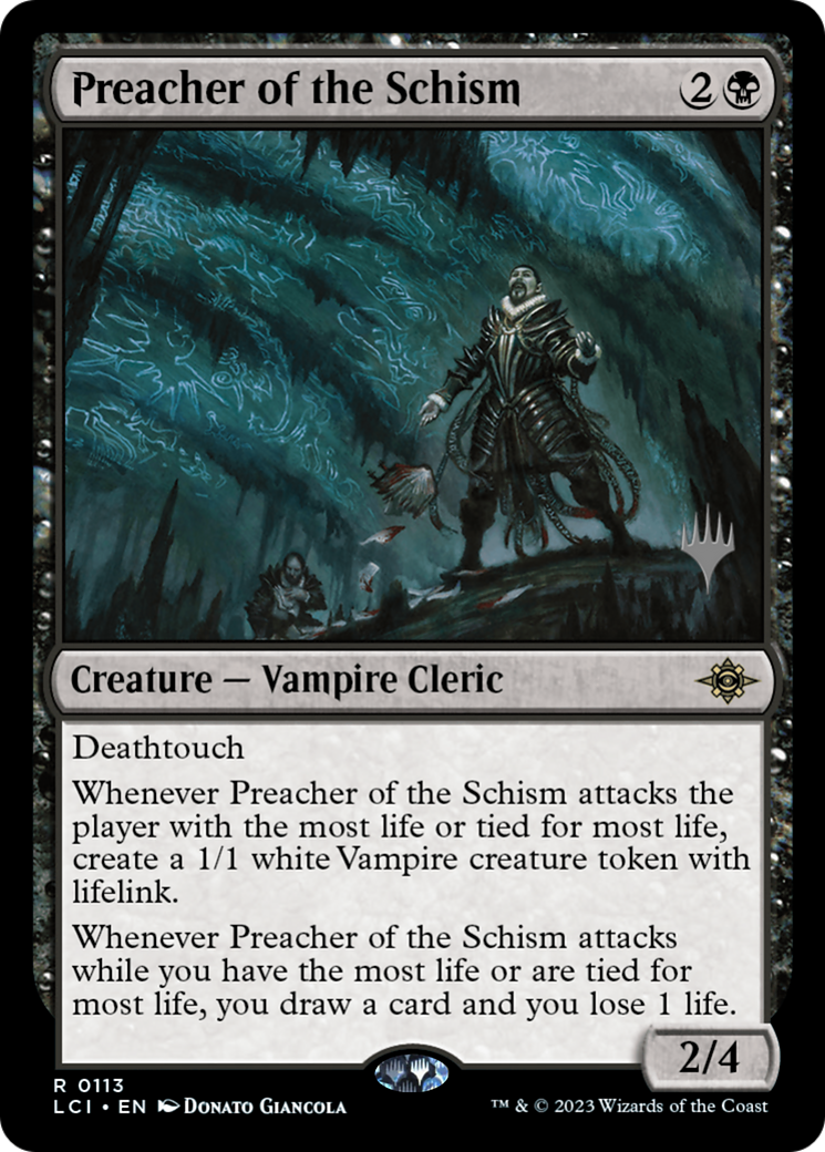 Preacher of the Schism (PPLCI-113P) - The Lost Caverns of Ixalan Promos