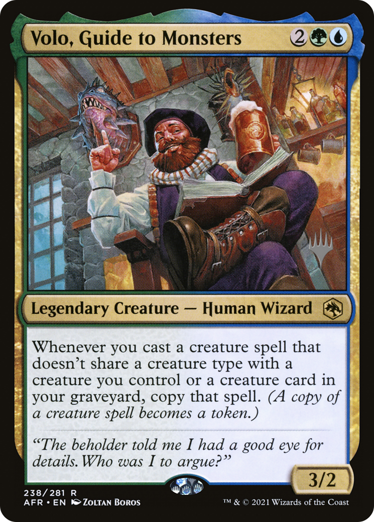Volo, Guide to Monsters (PPAFR-238P) - Adventures in the Forgotten Realms Promos Foil