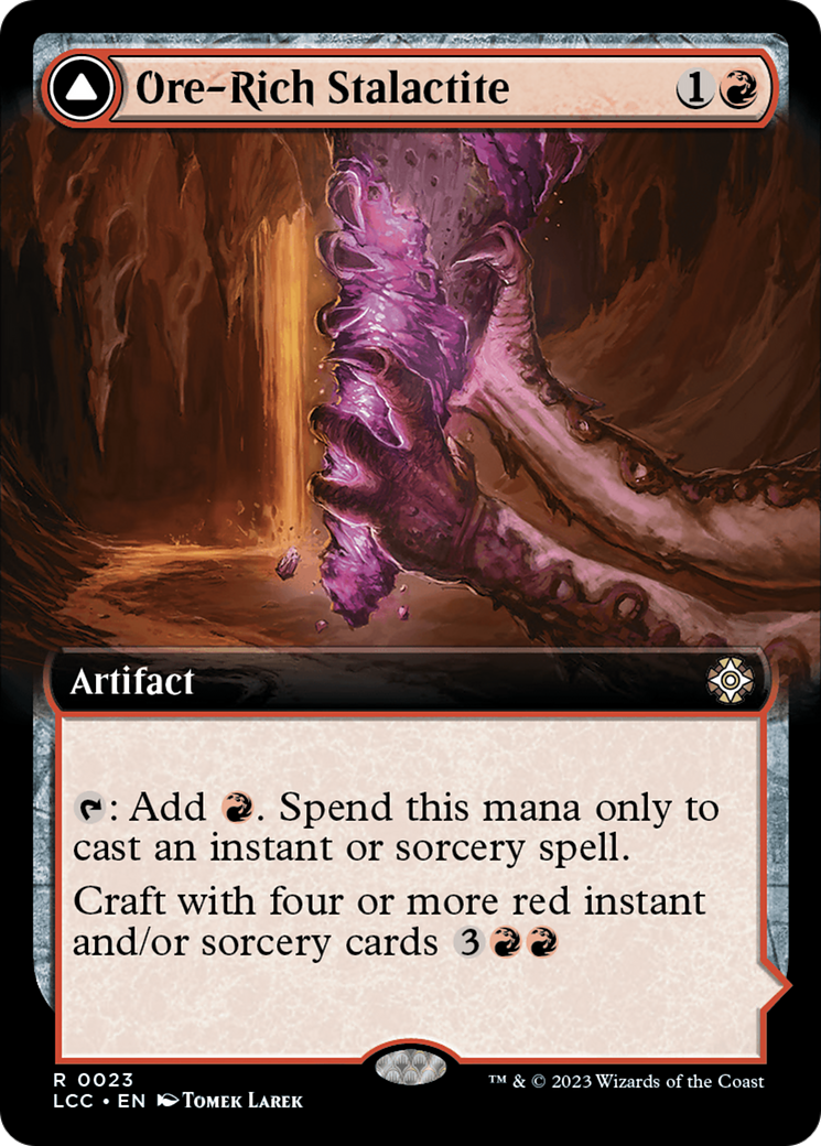 Ore-Rich Stalactite (Extended Art) (LCC-023) - The Lost Caverns of Ixalan Commander: (Extended Art) Foil