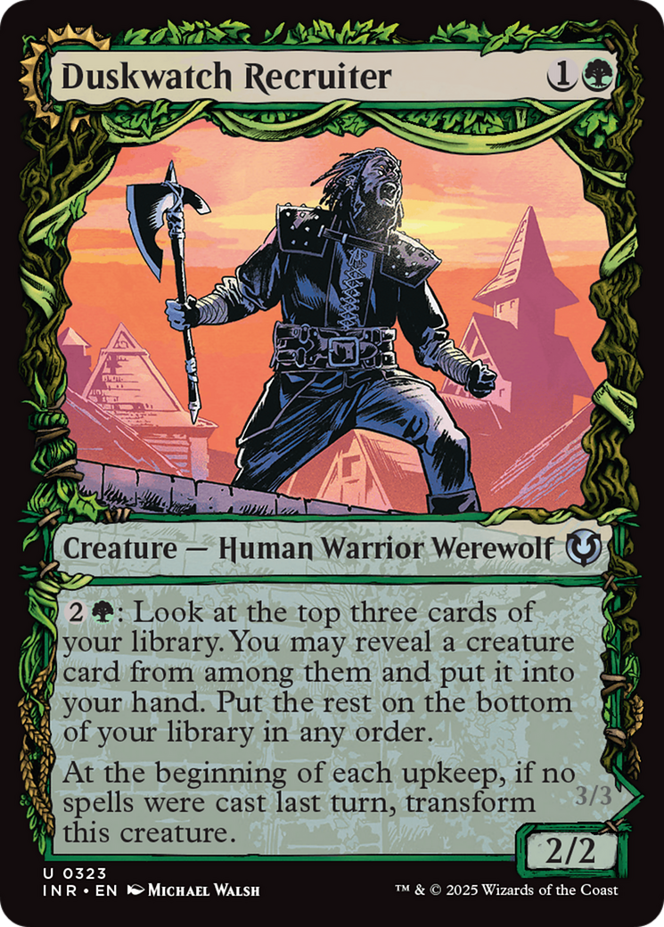 Duskwatch Recruiter // Krallenhorde Howler (INR-323) - Innistrad Remastered: (Showcase)