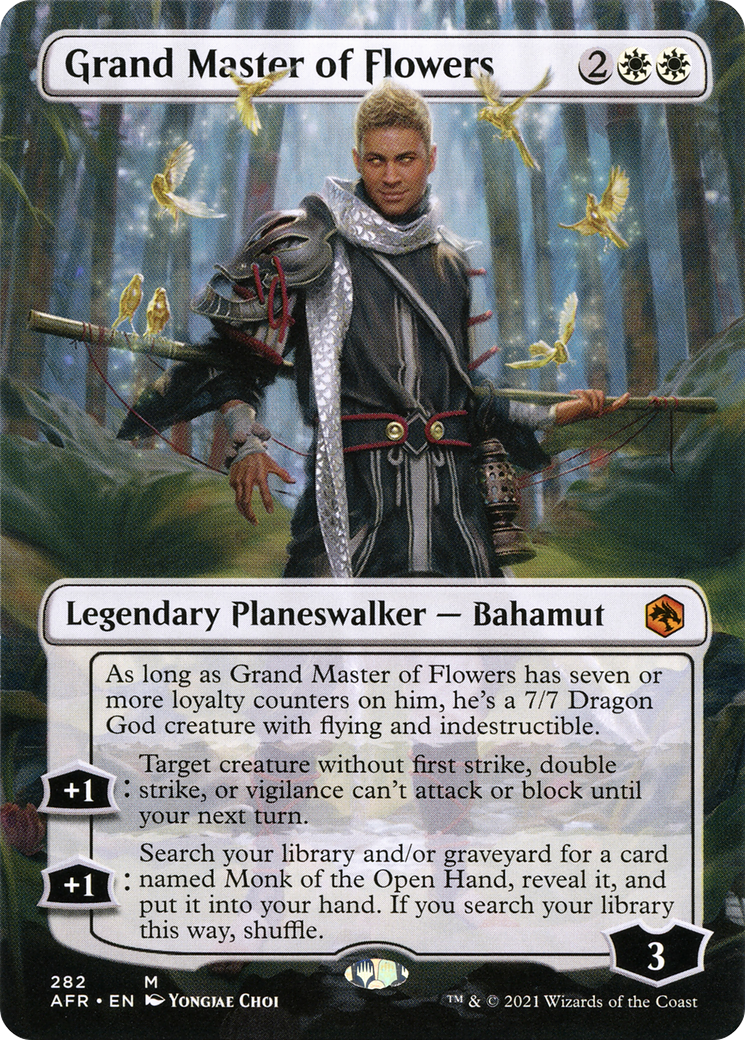 Grand Master of Flowers (Borderless) (AFR-282) - Adventures in the Forgotten Realms (Borderless) Foil