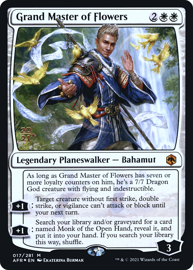 Grand Master of Flowers (PRE-017) - Adventures in the Forgotten Realms Promos Foil