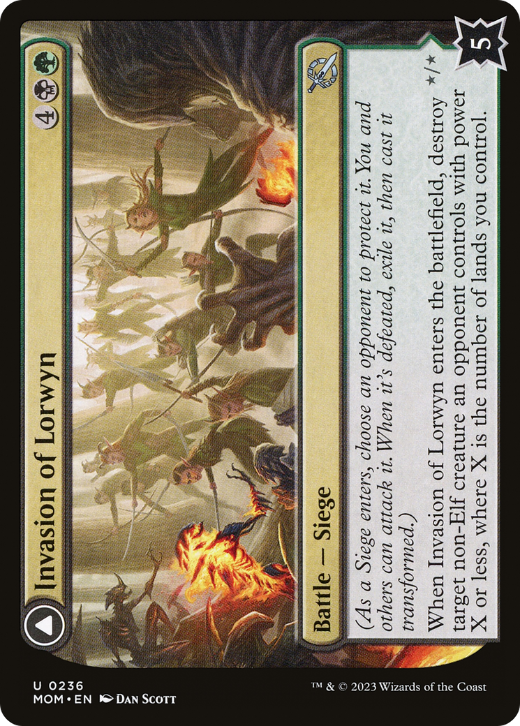 Invasion of Lorwyn (MOM-236) - March of the Machine