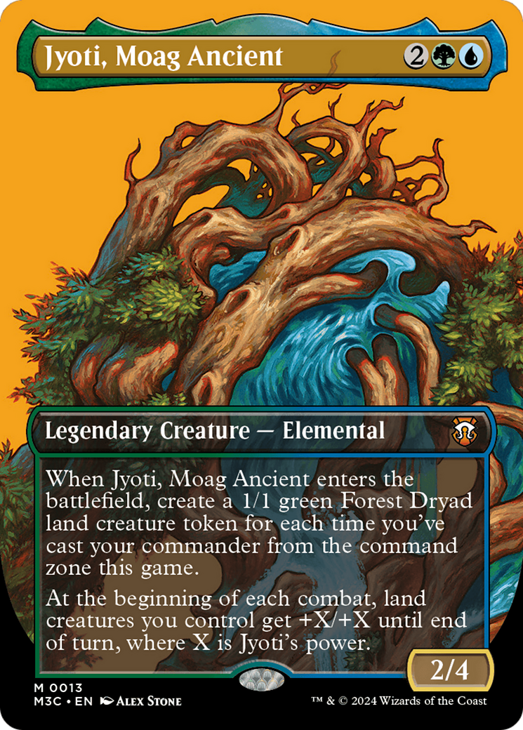 Jyoti, Moag Ancient (Borderless) (M3C-013) - Modern Horizons 3 Commander (Borderless) Foil