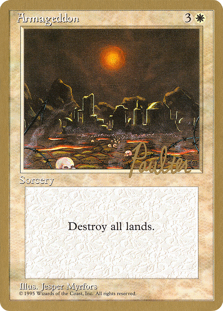 Armageddon - 1996 Preston Poulter (4ED) (WCD-PP5) - Pro Tour Collector Set