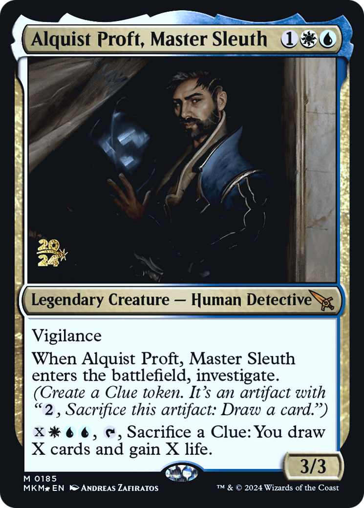Alquist Proft, Master Sleuth (PRE-185S) - Murders at Karlov Manor Promos Foil