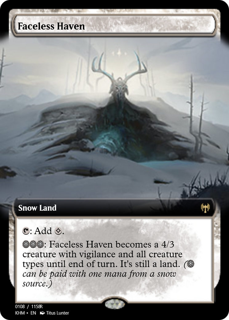 Faceless Haven (PRM-88416) - Magic Online Promos: (snow) Foil