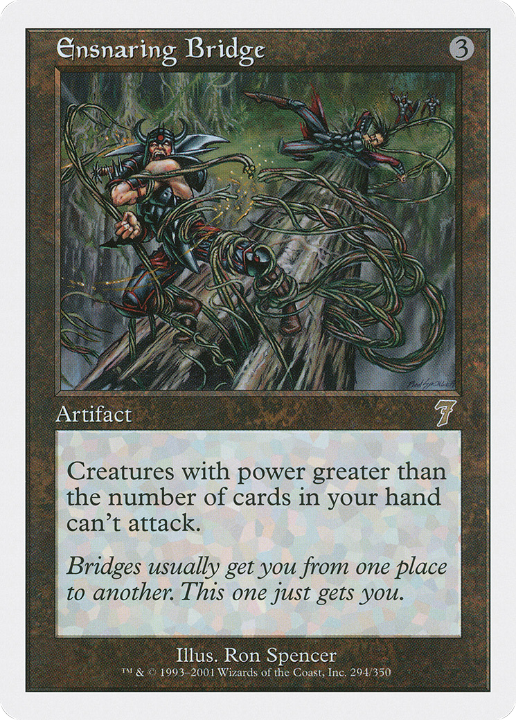 Ensnaring Bridge (7ED-294) - 7th Edition Foil