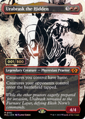 Urabrask the Hidden (Serial Numbered) (MUL-153Z) - Multiverse Legends: (Showcase) (Borderless) Foil