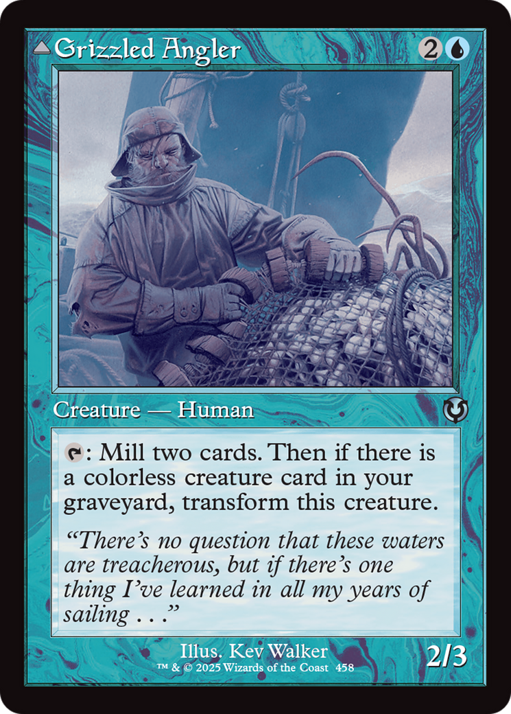 Grizzled Angler // Grisly Anglerfish (INR-458) - Innistrad Remastered Foil