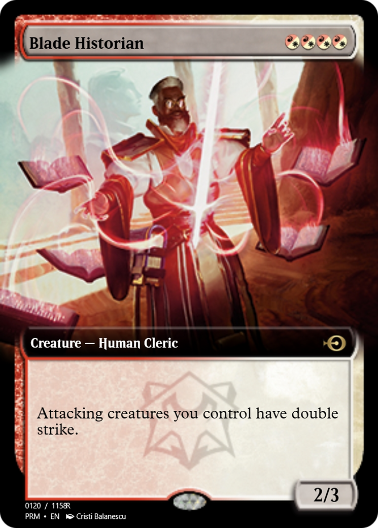 Blade Historian (PRM-90212) - Magic Online Promos