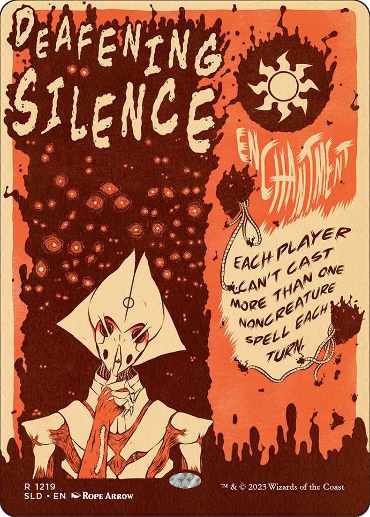 Deafening Silence (SLD-1219) - Secret Lair Drop (Borderless)