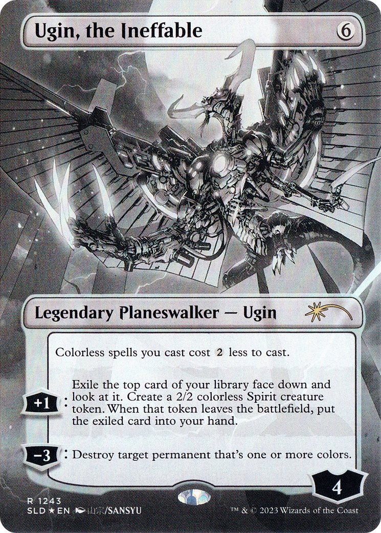 Ugin, the Ineffable (Borderless) (SLD-1243) - Secret Lair Drop (Borderless) Foil