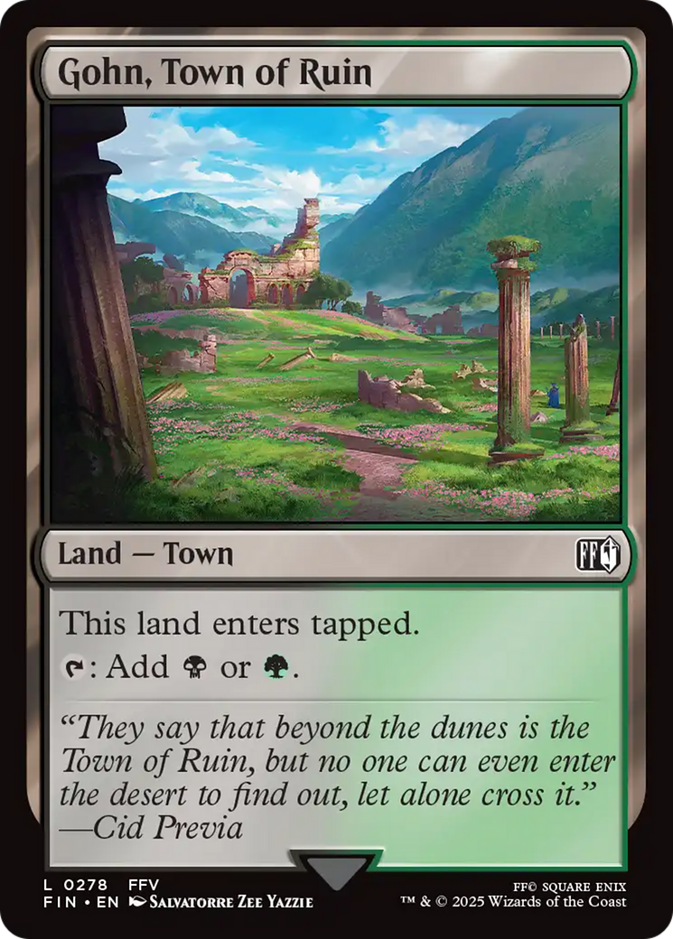 Gohn, Town of Ruin (FIN-278) - FINAL FANTASY