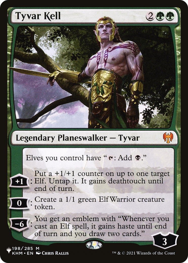 Tyvar Kell (LIST-KHM-198) - The List