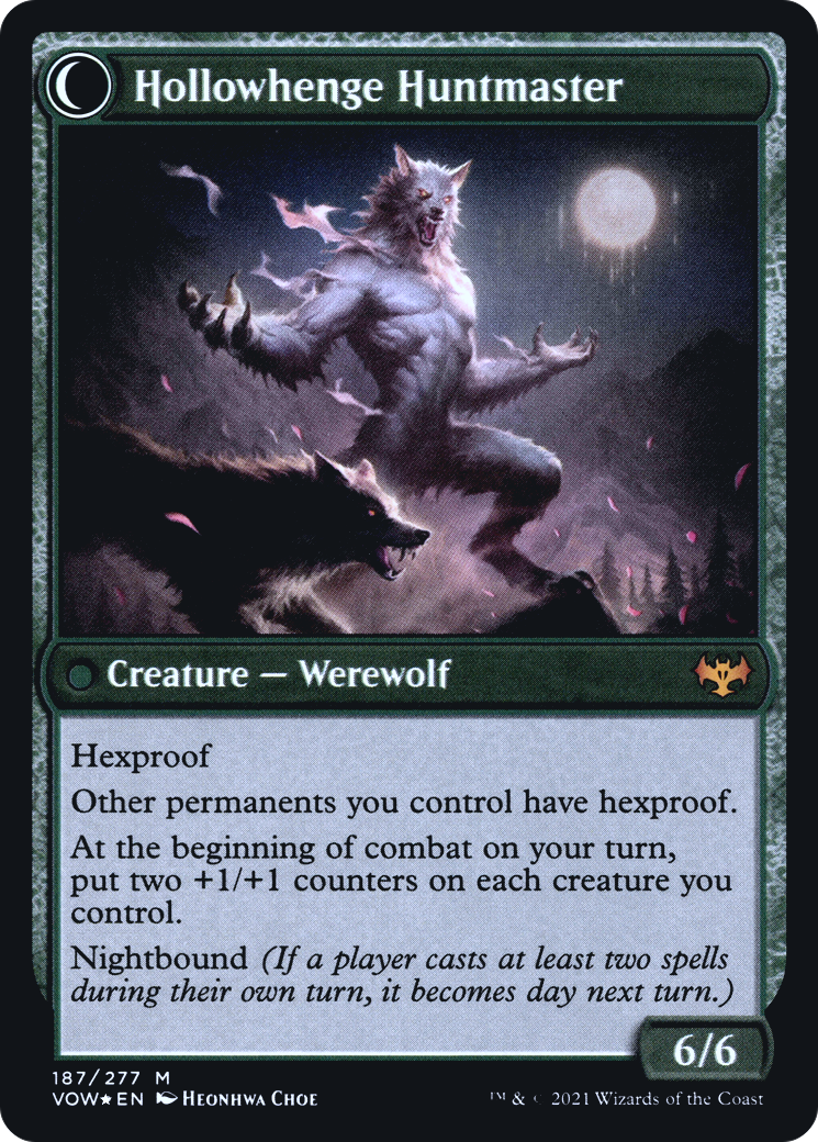 Avabruck Caretaker (PRE-187S) - Innistrad: Crimson Vow Promos: (Double Faced Transform) Foil