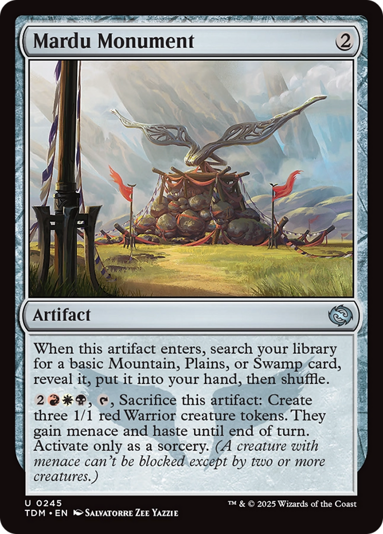 Mardu Monument (TDM-245) - Tarkir: Dragonstorm