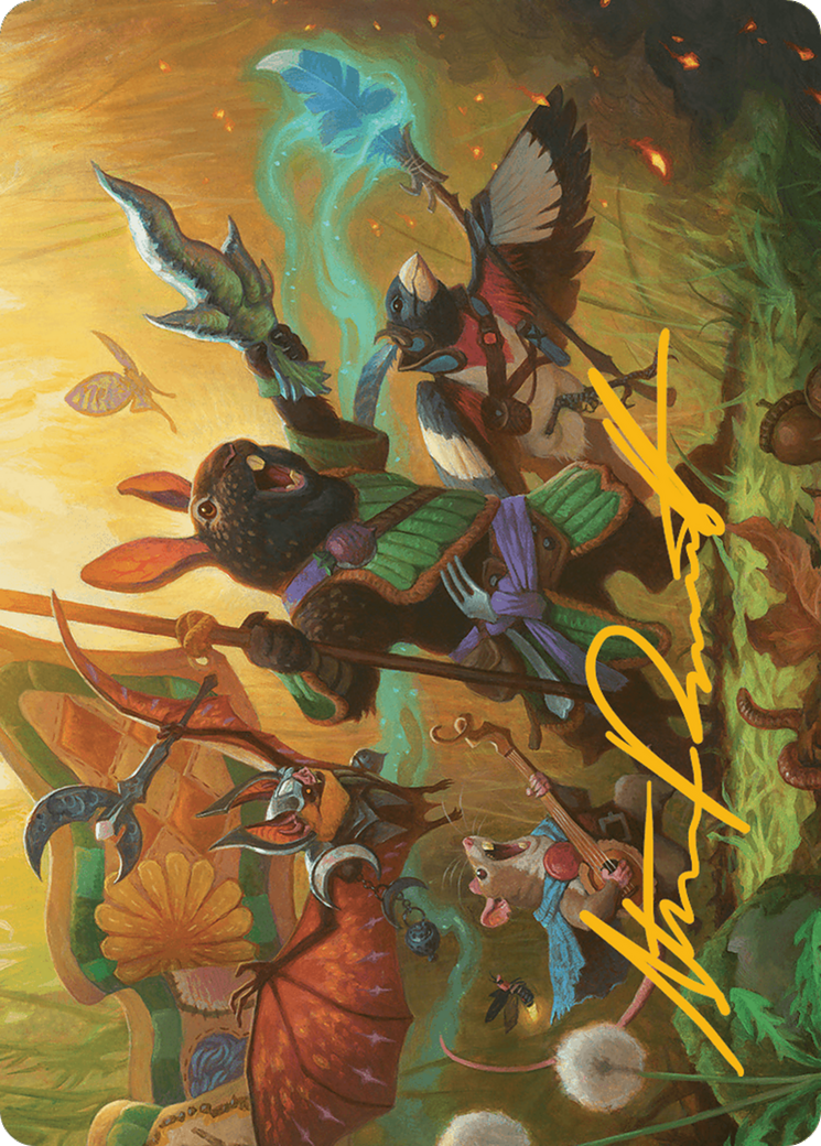 Valley Questcaller // Valley Questcaller (ABLB-004) - Bloomburrow Art Series (Borderless) Foil