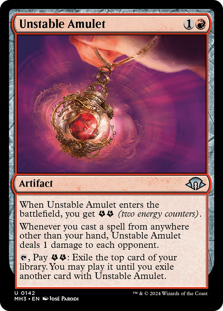 Unstable Amulet (MH3-142) - Modern Horizons 3