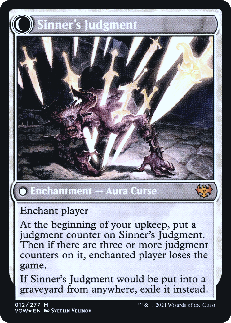 Faithbound Judge (PRE-12S) - Innistrad: Crimson Vow Promos: (Double Faced Transform) Foil
