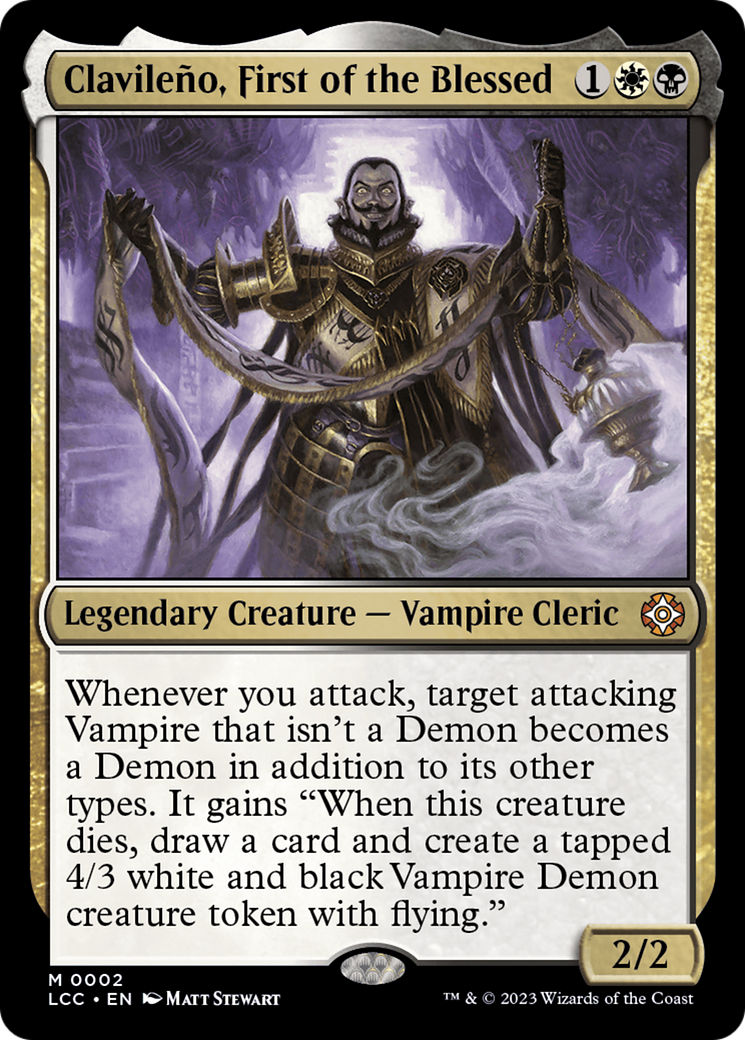Clavileno, First of the Blessed (LCC-002) - The Lost Caverns of Ixalan Commander Foil