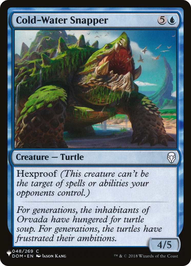 Cold-Water Snapper (LIST-DOM-48) - The List