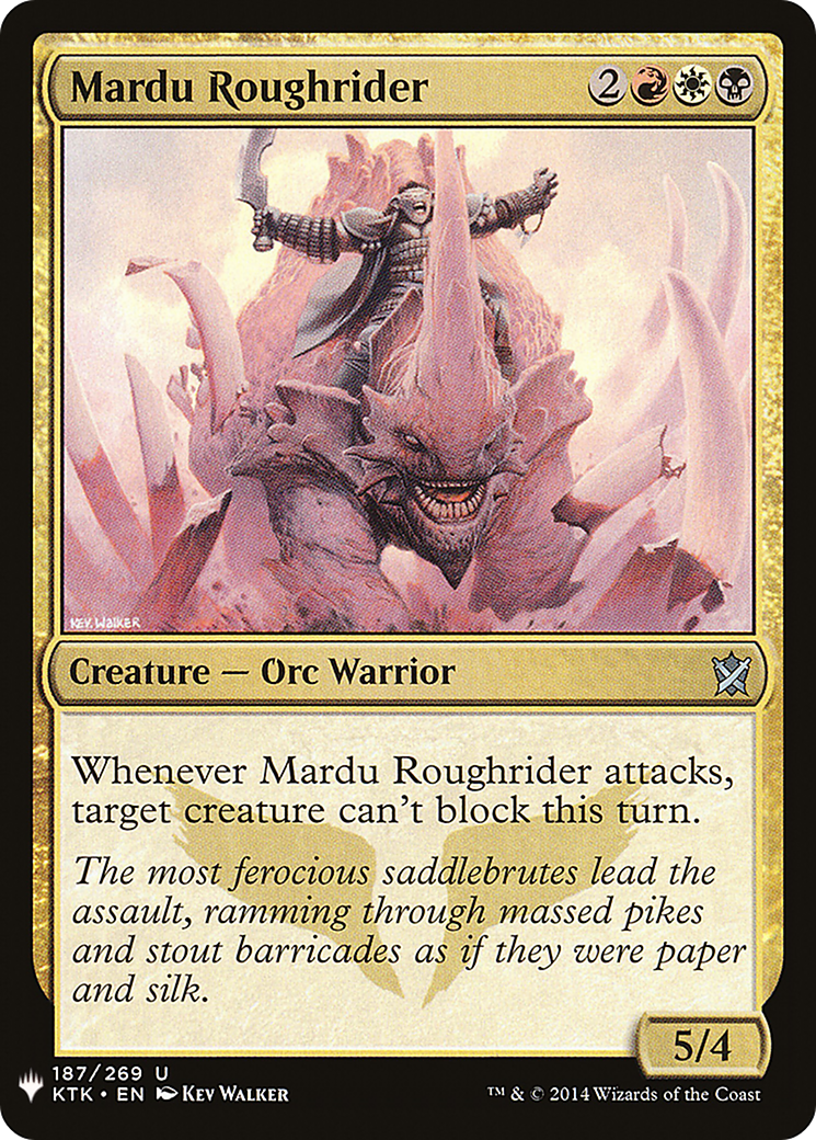 Mardu Roughrider (LIST-187) - The List