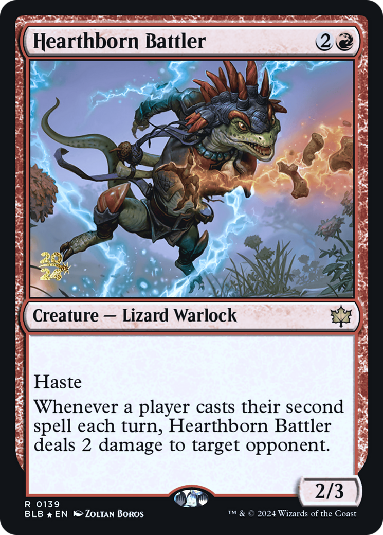 Hearthborn Battler (PRE-139S) - Bloomburrow Promos Foil
