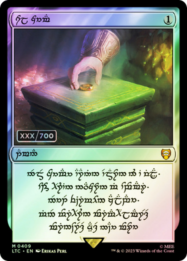 Sol Ring - Dwarven (0409) (Serial Numbered) (LTC-409Z) - Tales of Middle-earth Commander Foil