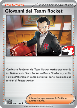 Team Rocket's Giovanni 174  Prize Pack Series Cards - Uncommon