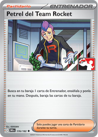Team Rocket's Petrel 176/182  Prize Pack Series Cards - Uncommon