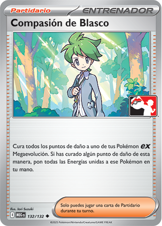 Wally's Compassion 132/132  - Holofoil Prize Pack Series Cards - Uncommon