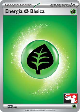 Basic Grass Energy 001  - Holofoil Prize Pack Series Cards - Common