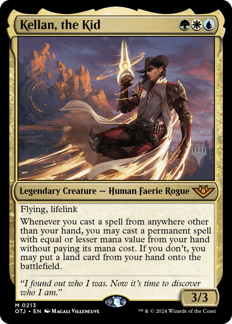 Kellan, the Kid (PPOTJ-213P) - Outlaws of Thunder Junction Promos Foil