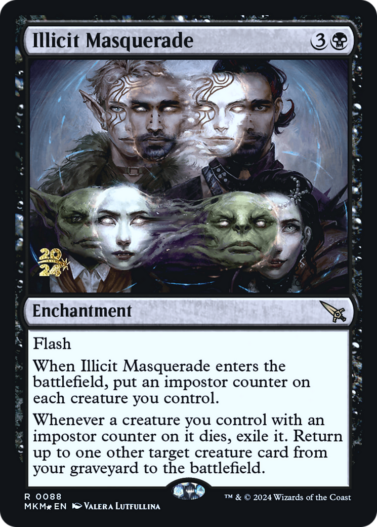 Illicit Masquerade (PRE-88S) - Murders at Karlov Manor Promos Foil