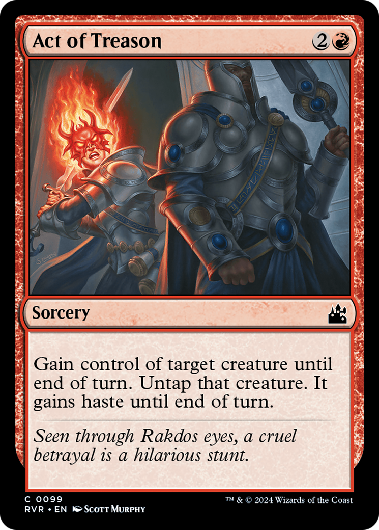 Act of Treason (RVR-099) - Ravnica Remastered